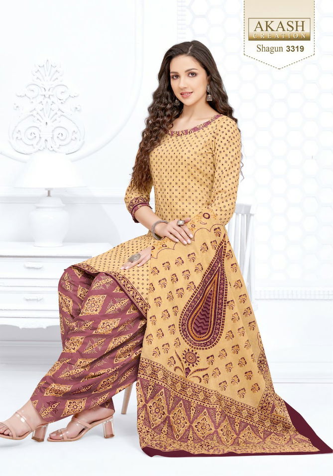 Akash Shagun 33 Cotton Printed Regular Wear Dress Material Collection